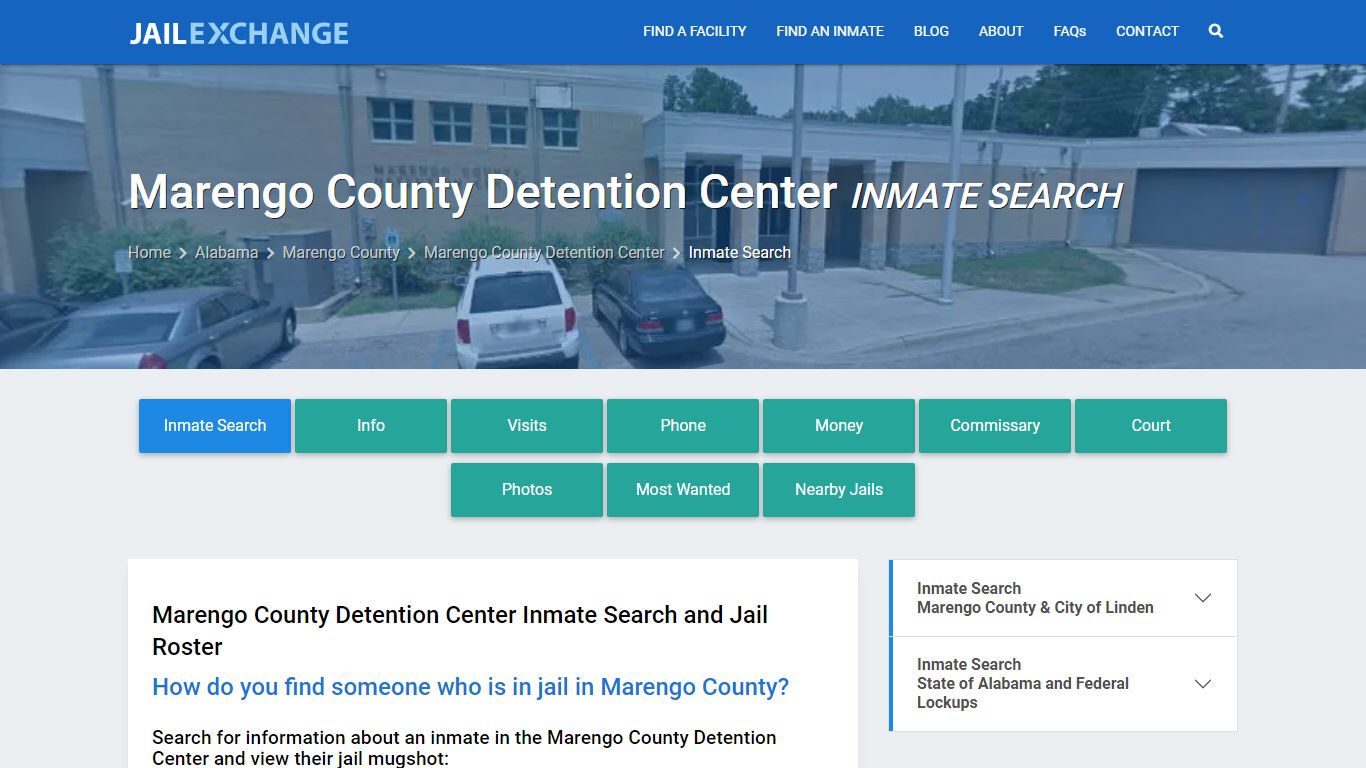 Marengo County Detention Center Inmate Search - Jail Exchange